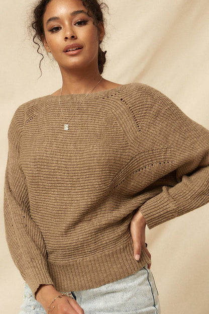 Porter Ribbed Knit Sweater