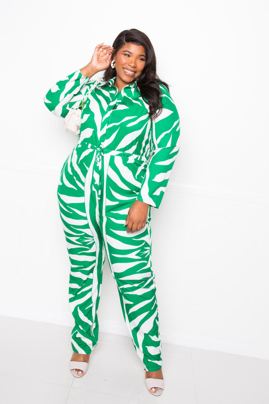 Listen Up Long Sleeve  Jumpsuit