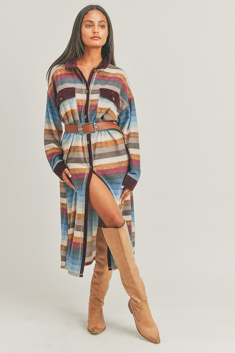 Cecil Stripped  Long Sleeve Top