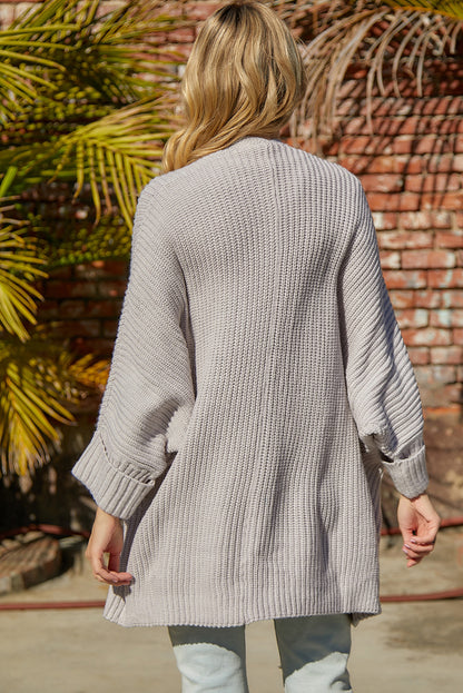 Get Back to It Waffle-Knit Cardigan