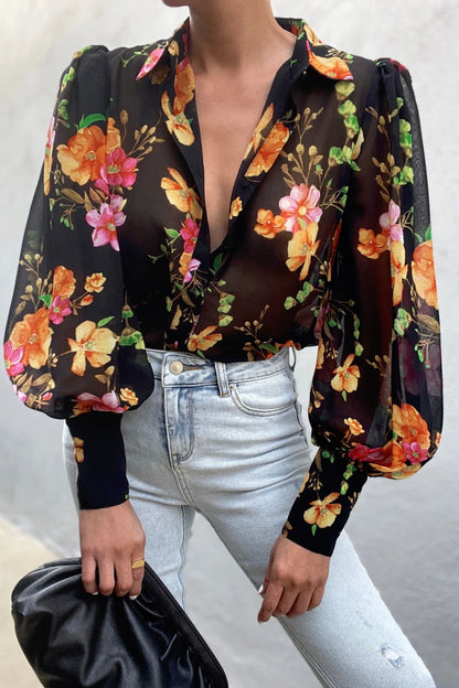 Nisha Flower Sleeve Shirt